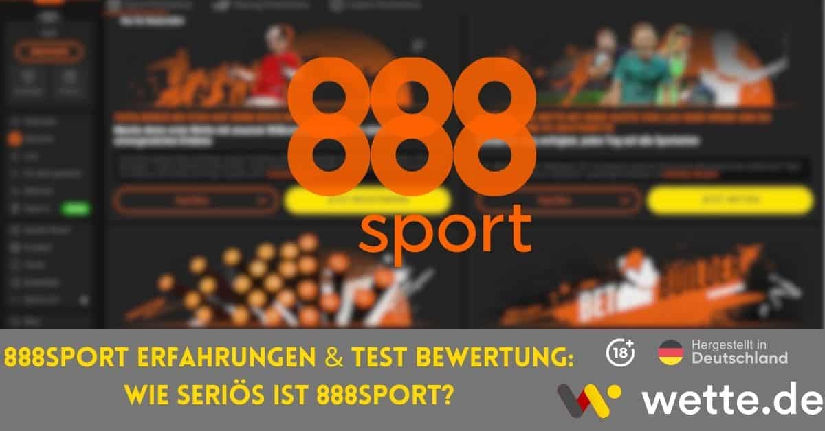 888Sport Erfahrungen & Test Bewertung Wie Seriös Ist 888Sport