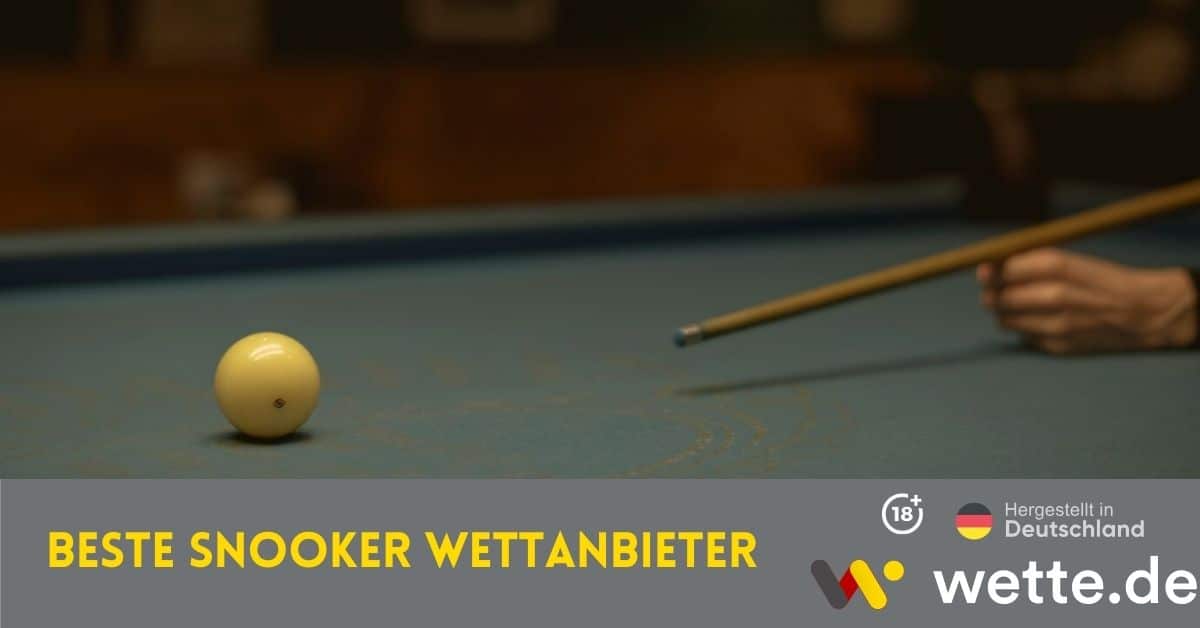 Beste Snooker Wettanbieter