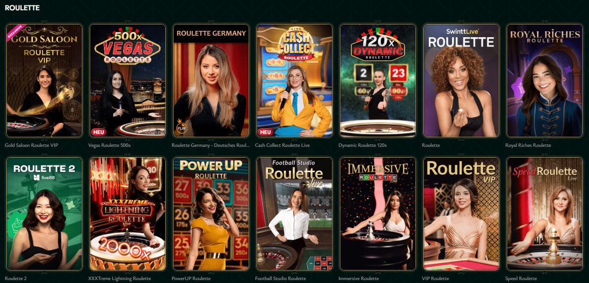 Cashed Live Roulette