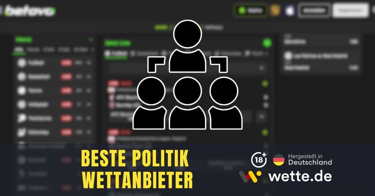 Beste Politik Wettanbieter Beitragsbild