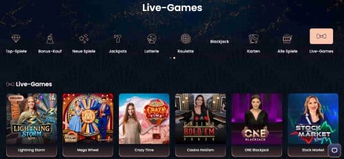 GreatSpin Live casino