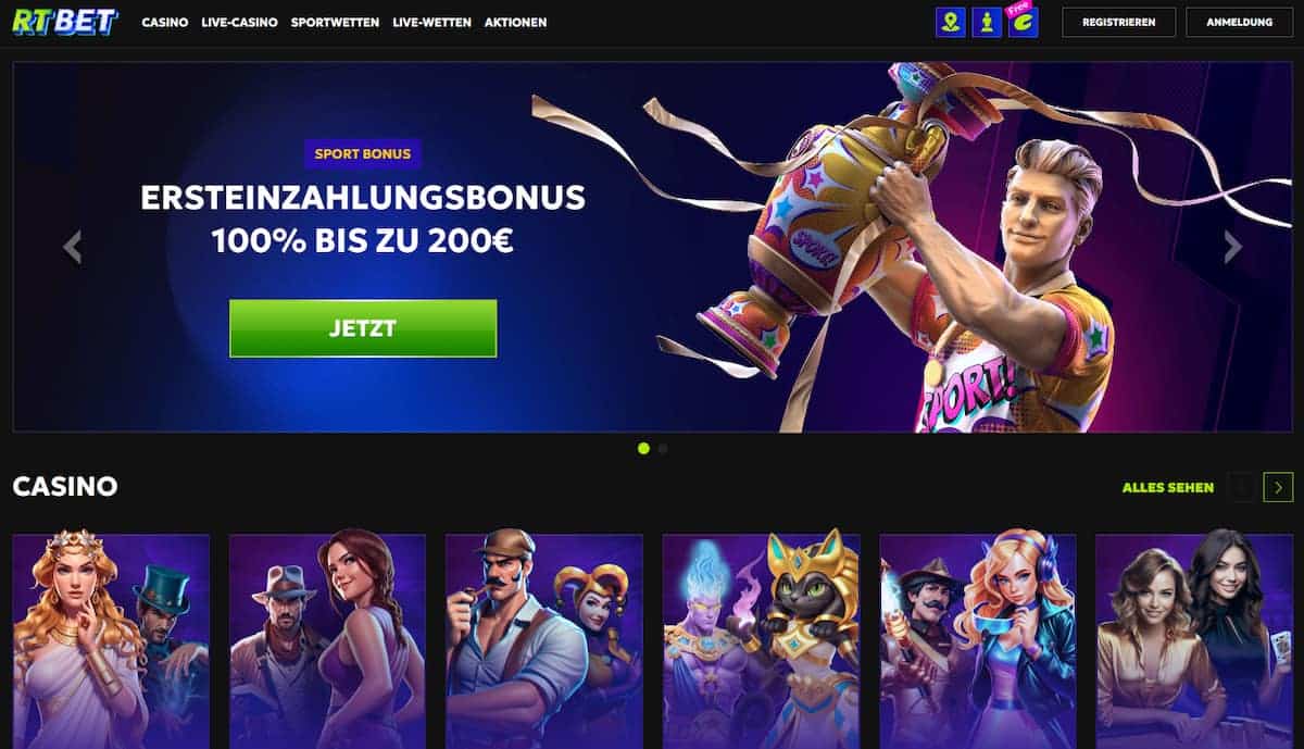 RT Bet Sportbonus