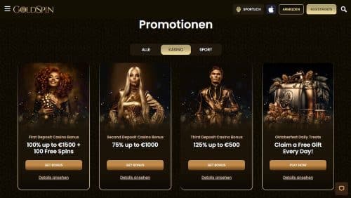 Goldspin Werbeaktionen