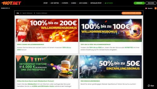 HotBet Casino Gallerie