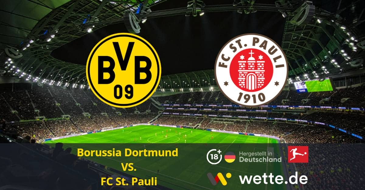 Borussia Dortmund FC St. Pauli Bundesliga Prognose