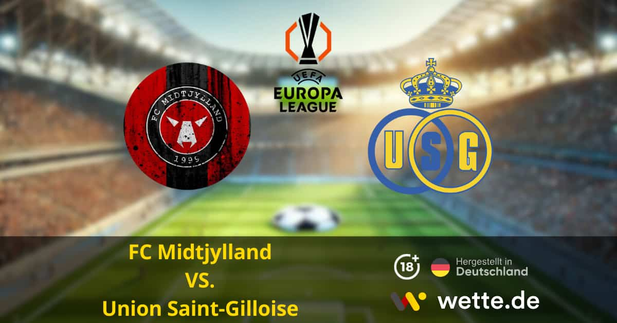 FC Midtjylland gegen Union Saint Gilloise Spiel