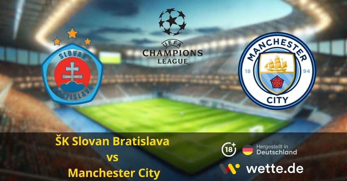 ŠK Slovan Bratislava vs Manchester City