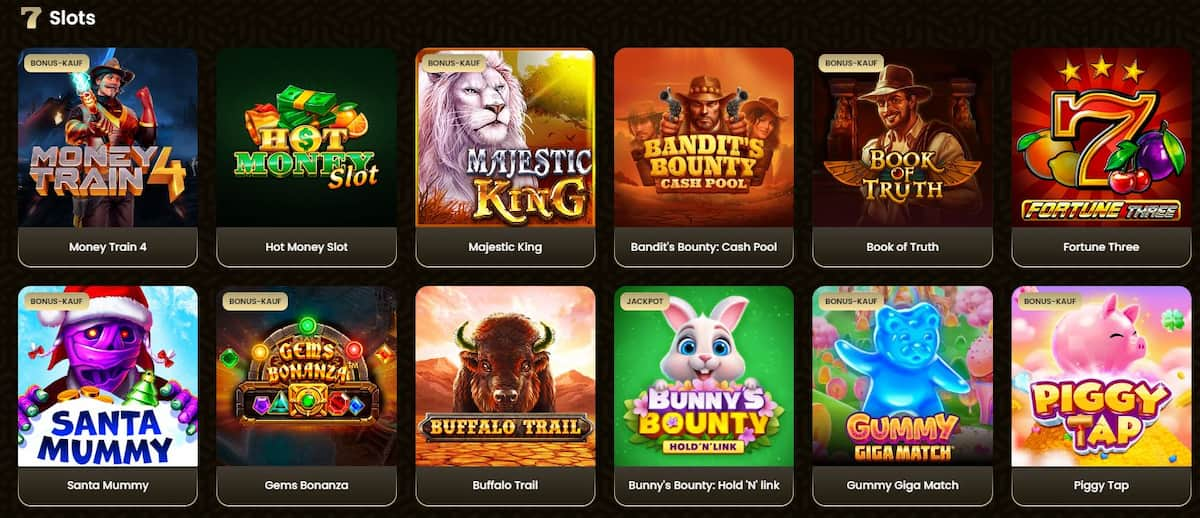 Slots bei GoldSpin