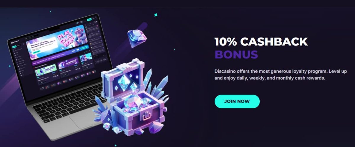 Cashback Bonus Discord Casino