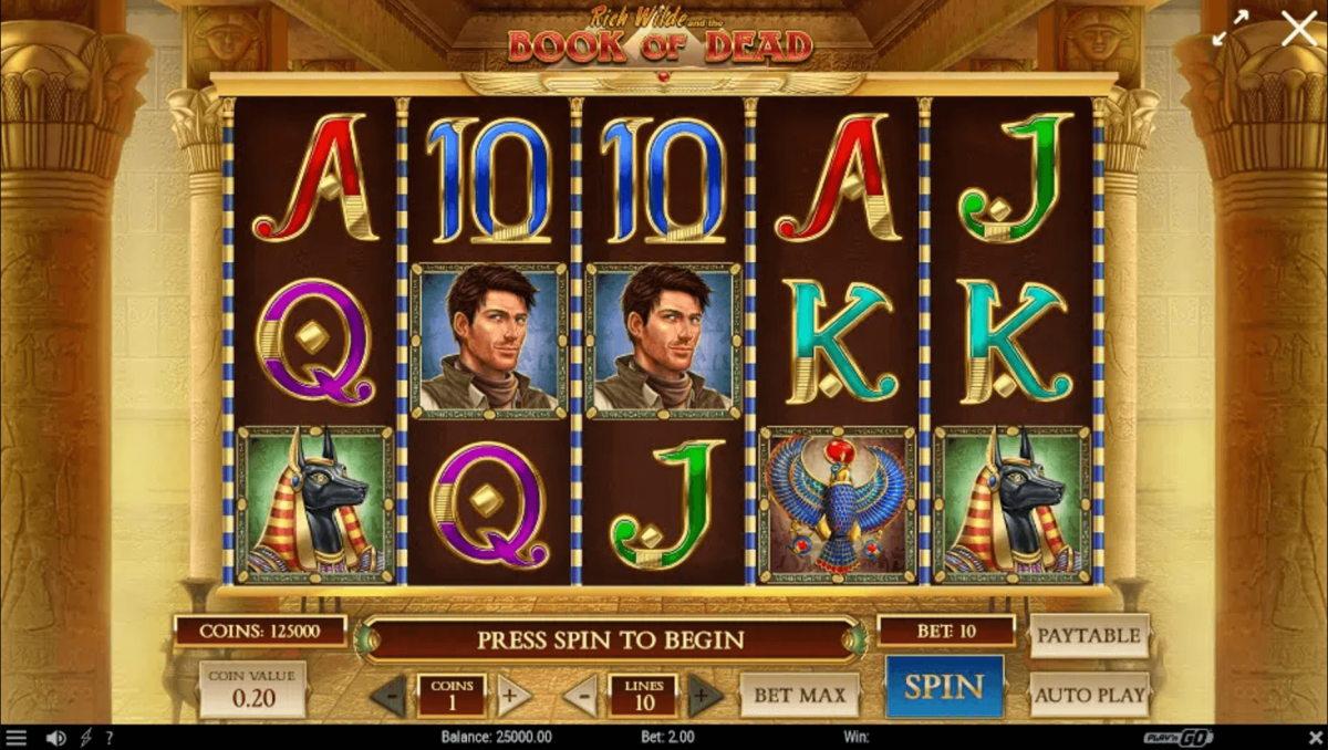 book of dead slot