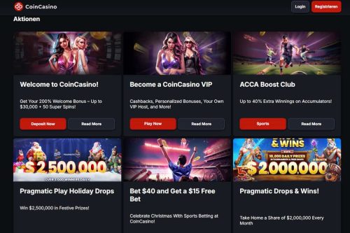 CoinCasino Sport Gallerie