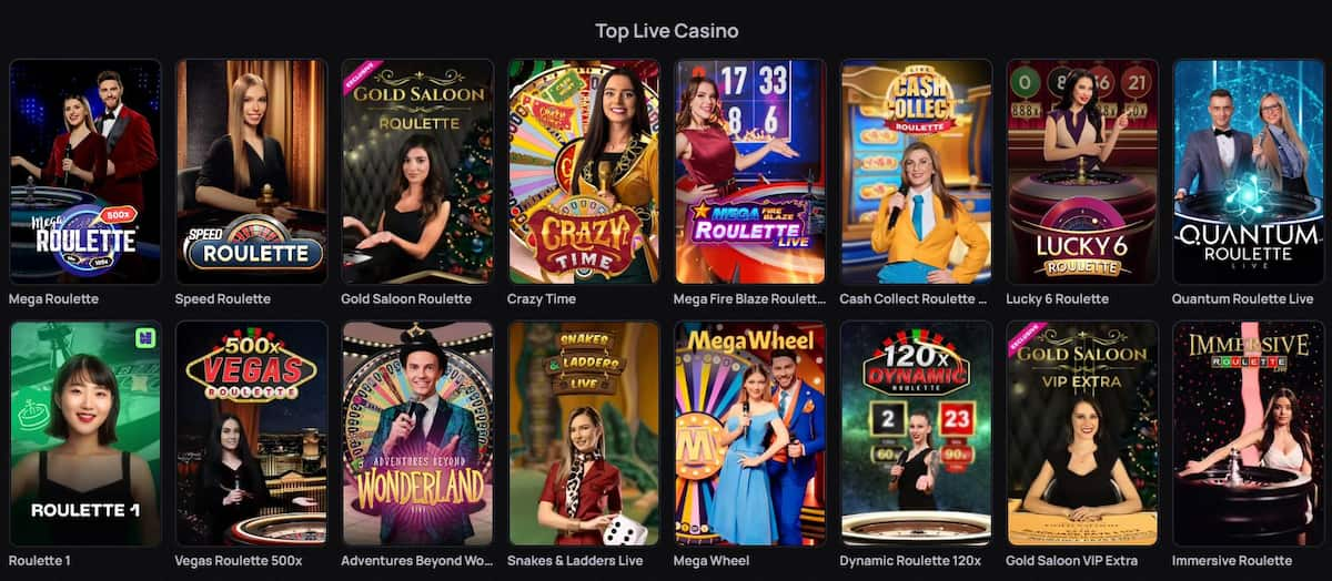 Live Casino bei Casinova