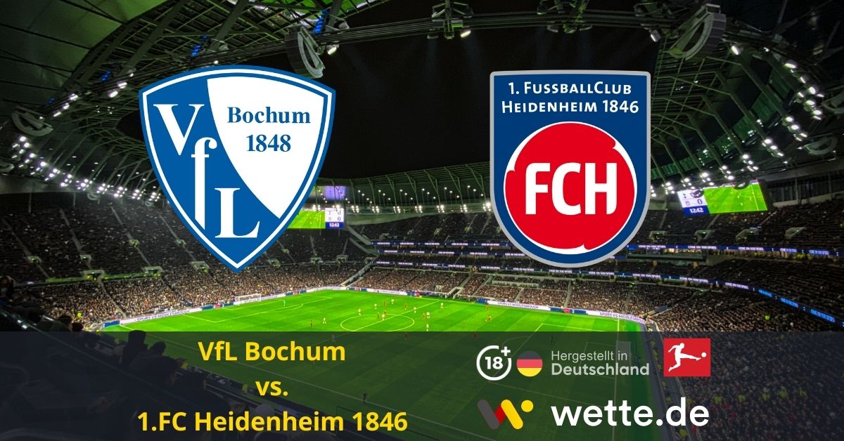 VfL Bochum – 1.FC Heidenheim 1846 Bundesliga Prognose