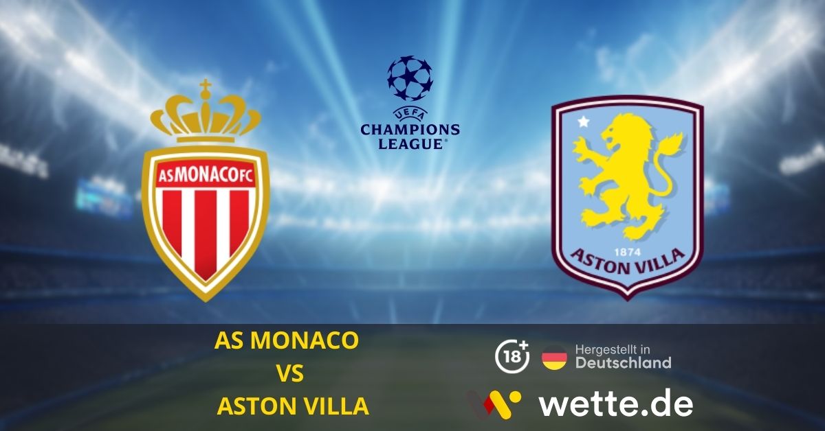 As Monaco vs Aston Villa