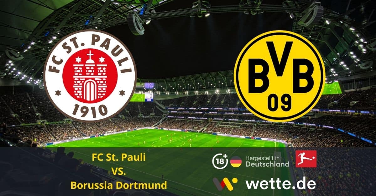 FC St. Pauli vs. Borussia Dortmund Bundesliga prognose