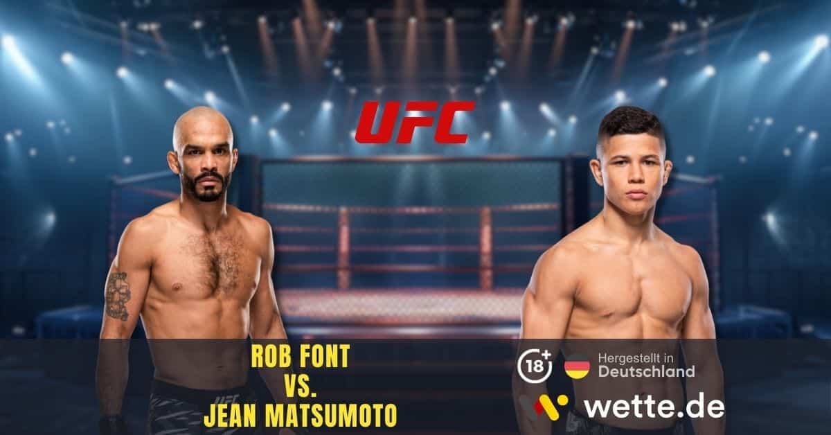 Rob Font vs. Jean Matsumoto prognose